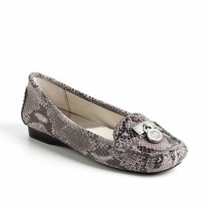 Michael Kors Hamilton Snake-embossed Shoes